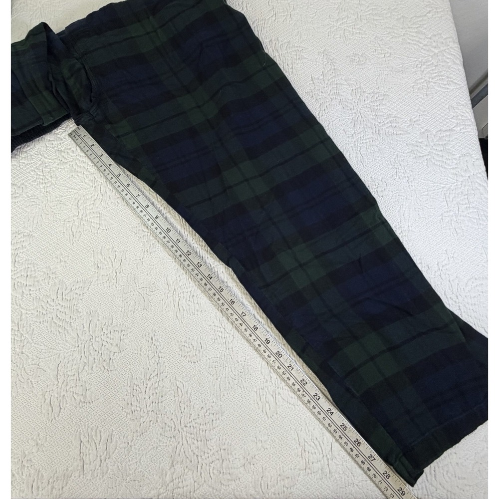 Polo Ralph Lauren Flannel Tartan Plaid Pajama Set Mens XL Green Top Bottom - Picture 11 of 12